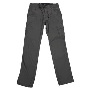 prAna Stretch Zion II Slim Pant Hiking Outdoor Mens 30x30 Gray Stretch Belted